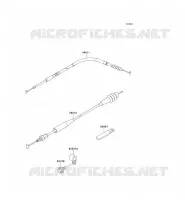 CABLES pour Kawasaki KX250