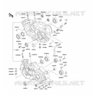 CARTER MOTEUR(S) pour Kawasaki KX250