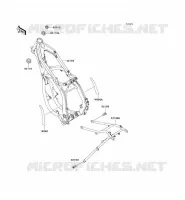 CH&Acirc;SSIS pour Kawasaki KX250