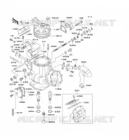 CULASSE/CYLINDRE pour Kawasaki KX250