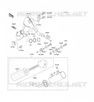 &Eacute;CHAPPEMENT pour Kawasaki KX250