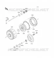 EMBRAYAGE pour Kawasaki KX250