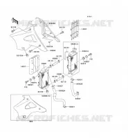 RADIATEUR pour Kawasaki KX250