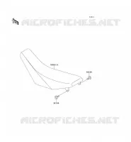 SELLE pour Kawasaki KX250