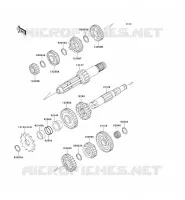 TRANSMISSION pour Kawasaki KX250