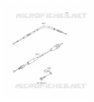 CABLES pour Kawasaki KX250