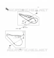 CACHE LAT&Eacute;RAL pour Kawasaki KX250