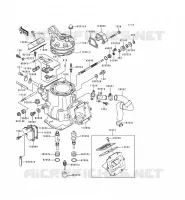 CULASSE/CYLINDRE pour Kawasaki KX250