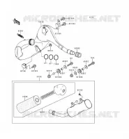 &Eacute;CHAPPEMENT pour Kawasaki KX250