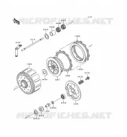 EMBRAYAGE pour Kawasaki KX250