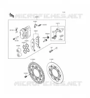 FREIN AVANT pour Kawasaki KX250