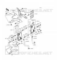 RADIATEUR pour Kawasaki KX250