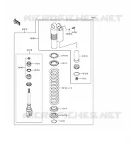 AMORTISSEUR pour Kawasaki KX250