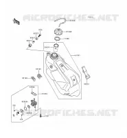 RESERVOIR CARBURANT pour Kawasaki KX250