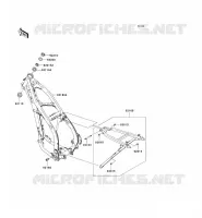 CH&Acirc;SSIS pour Kawasaki KX250F