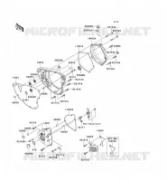 COUVERCLES MOTEUR pour Kawasaki KX250F