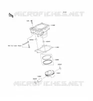 CYLINDRE/PISTON pour Kawasaki KX250F