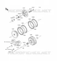 EMBRAYAGE pour Kawasaki KX250F