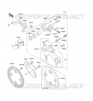 FREIN ARRIERE pour Kawasaki KX250F