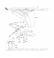 GARDE BOUE pour Kawasaki KX250F