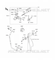 MAITRE CYLINDRE AV pour Kawasaki KX250F