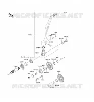 MECANISME DE KICK pour Kawasaki KX250F