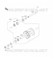 MOYEU AVANT pour Kawasaki KX250F