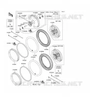 ROUE/PNEUS pour Kawasaki KX250F