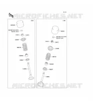 SOUPAPE pour Kawasaki KX250F