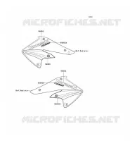 STICKER pour Kawasaki KX250F