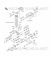 SUSPENSION ARRI&Egrave;RE pour Kawasaki KX250F