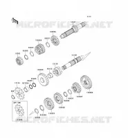 TRANSMISSION pour Kawasaki KX250F