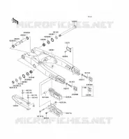 BRAS OSCILLANT pour Kawasaki KX250