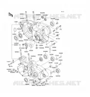 CARTER MOTEUR(S) pour Kawasaki KX250