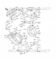 COUVERCLES MOTEUR pour Kawasaki KX250