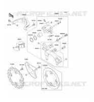 FREIN ARRIERE pour Kawasaki KX250