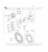 FREIN AVANT pour Kawasaki KX250