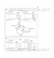 LABEL pour Kawasaki KX250