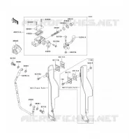 MAITRE CYLINDRE AV pour Kawasaki KX250