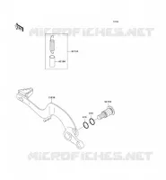 PEDALE DE FREIN pour Kawasaki KX250