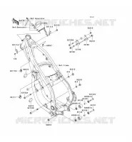 PIECE DE CADRE (COUVERTURE) pour Kawasaki KX250