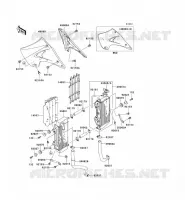 RADIATEUR pour Kawasaki KX250