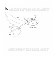 SELLE pour Kawasaki KX250