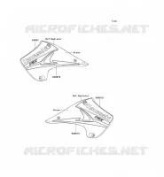 STICKER(GREEN) pour Kawasaki KX250