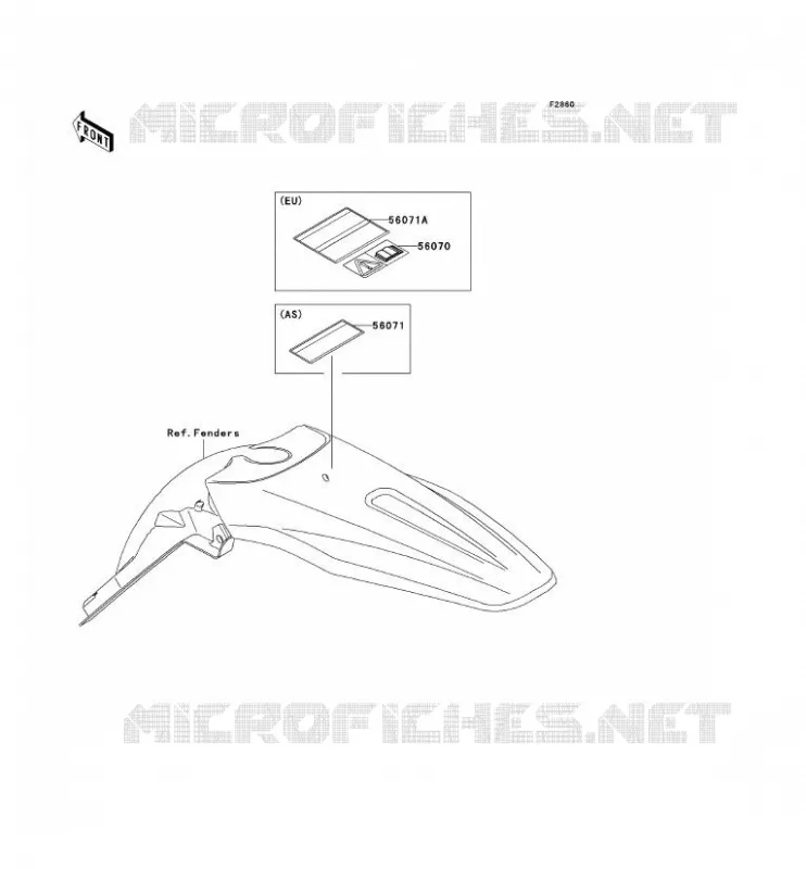 LABEL Kawasaki TOUT-TERRAIN 250 2008 KX250F  KX250T8F