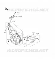 CH&Acirc;SSIS pour Kawasaki KX250F