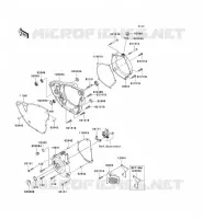 COUVERCLES MOTEUR pour Kawasaki KX250F