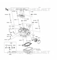 CULASSE pour Kawasaki KX250F
