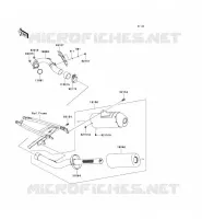 &Eacute;CHAPPEMENT pour Kawasaki KX250F