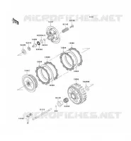 EMBRAYAGE pour Kawasaki KX250F